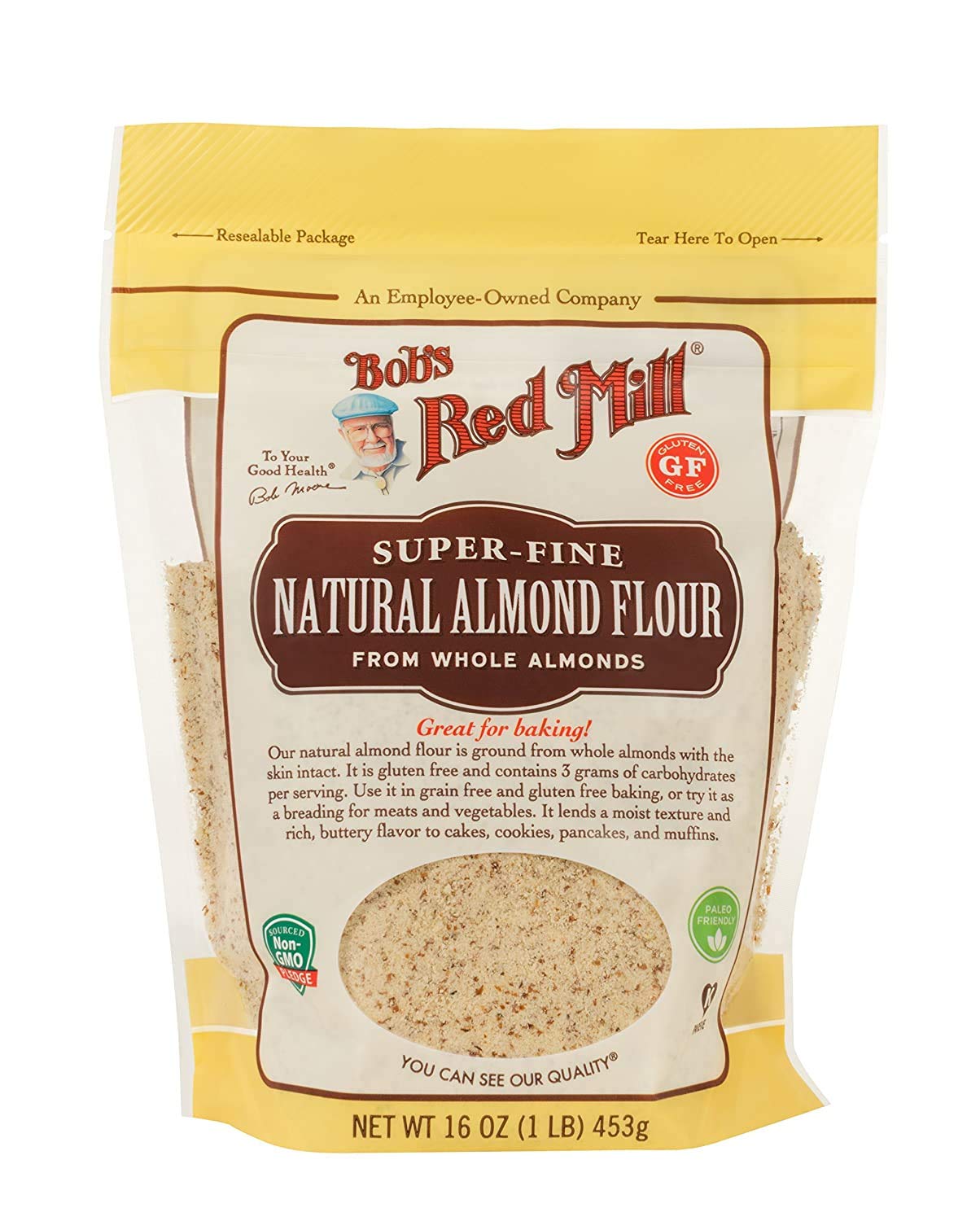 Bob's Red Mill natural almond flour 16 ounce (Pack of 1)