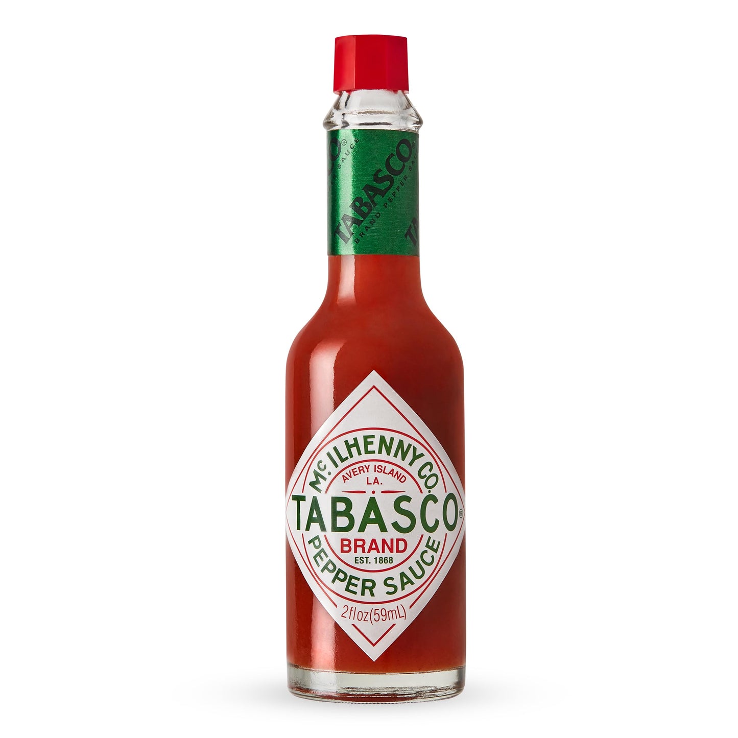 TABASCO Brand Original Red Pepper Hot Sauce, Medium Heat, Glass Bottle, Classic & Versatile Flavor, Three Simple Ingredients, Great for Dips, Tacos