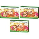 Gain Dryer Sheets - Island Fresh Scent - 34 Count Dryer Sheets Per Box - Pack of 3