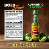 El Yucateco Green Habanero Hot Sauce, Authentic Mexican Chile Habanero Sauce, 4 fl oz (120 ml), Gluten Free (Pack of 3)