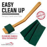Kleen Handler 60 Pcs Slicer EZ Scrub Pad - Electric Blade Cleaning Tool, Deli Slicing Machine Cleaner, Clean Mandolin Slicer Safely, Small Scrub Pads