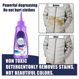 Active Enzyme Laundry Stain Remover - Garment Stubborn Stain Cleaner Oil Remover, Collar Stain Removal Spray (2Pcs)