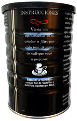 Garrido Expreso Ground Coffee, Dark Roast in Canister, Espresso, 100% Pure, 10 Ounce (Pack of 1)