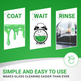 KLEAR Kryptonite Multipurpose Glass Cleaner | Powerful Cleaning Combo 5 in 1| Glass Friendly Glass Cleaner| Coat, Relax, Rinse| 16 oz Pack of 2