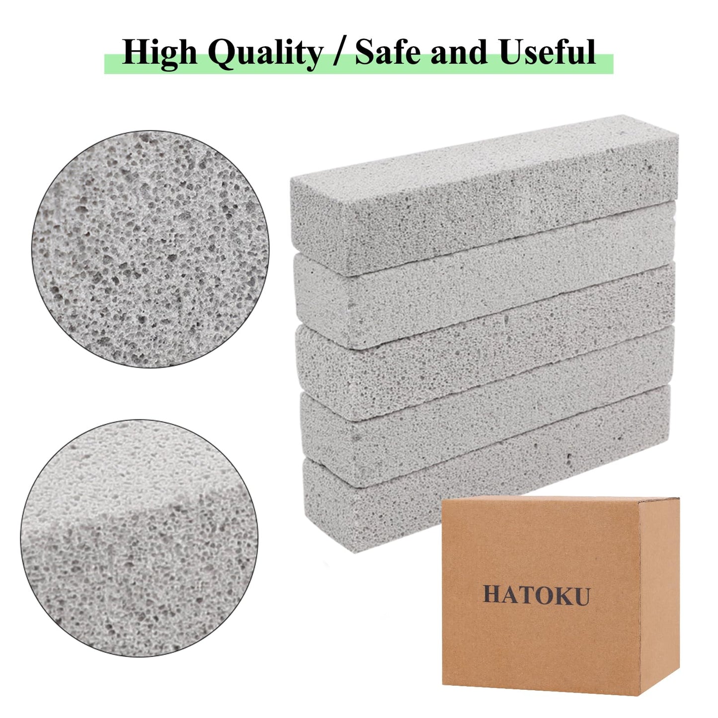 25 Pieces Pumice Stone Toilet Bowl Cleaner, Pumice Scouring Stick Remove Hard Water Ring in Toilet, Pumice Stones for Cleaning, Household, Bath