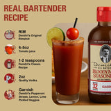 Demitri's Bloody Mary Seasoning Classic Recipe - Bloody Mary Mix - Concentrated Drink Mixer - Bold Rich Flavor - Perfect for Home Brunch Parties