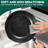 VMKBL 12 Pcs New Upgraded 3 Layers Non Scratch Wire Dishcloth, Multipurpose Wire Dishwashing Rags, Wet & Dry for Cookware, Sinks, Dishes, Stoves