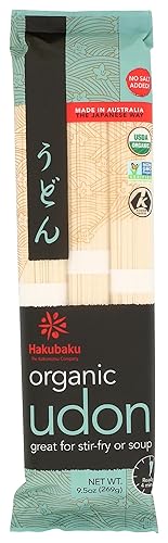 Hakubaku Organic Udon Wheat Noodle (1 x 9.5 OZ)