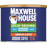 Maxwell House Decaf Original Medium Roast Ground Coffee (22 oz Canister)