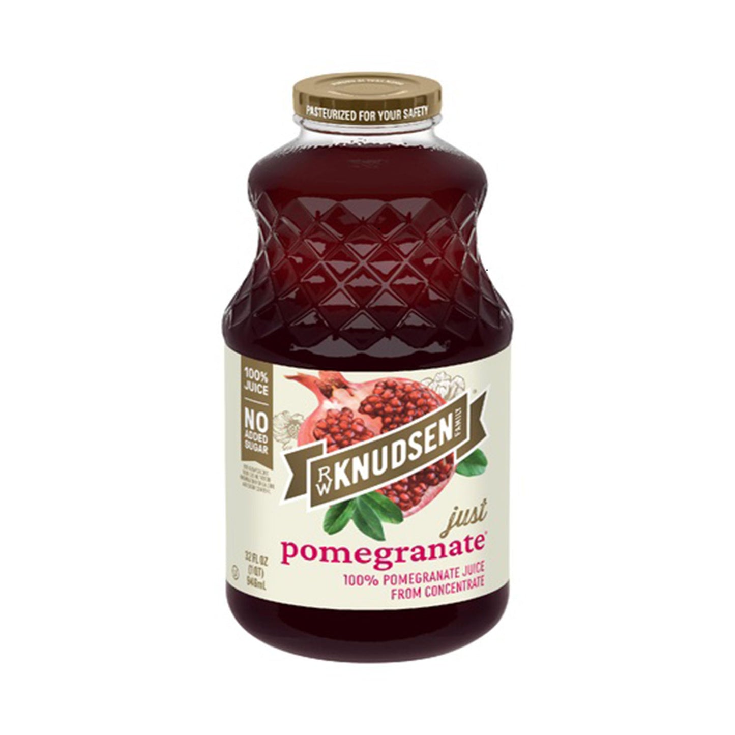 R.W. Knudsen Just Pomegranate Juice, 32 fl oz (Pack of 1)