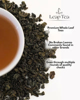 Leap Ceylon Green Tea Loose Leaf - Pure Sri Lankan Whole Leaf Green Tea from Ceylon 14 oz (400g) Premium Loose Leaf, Rich in Antioxidants