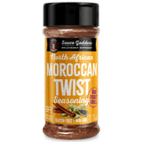 Sauce Goddess - Moroccan Twist Spice Shaker - Exotic Blend with Cardamom & Cinnamon, No Sugar, Gluten-Free, Low Sodium, Vegan - 4.5oz