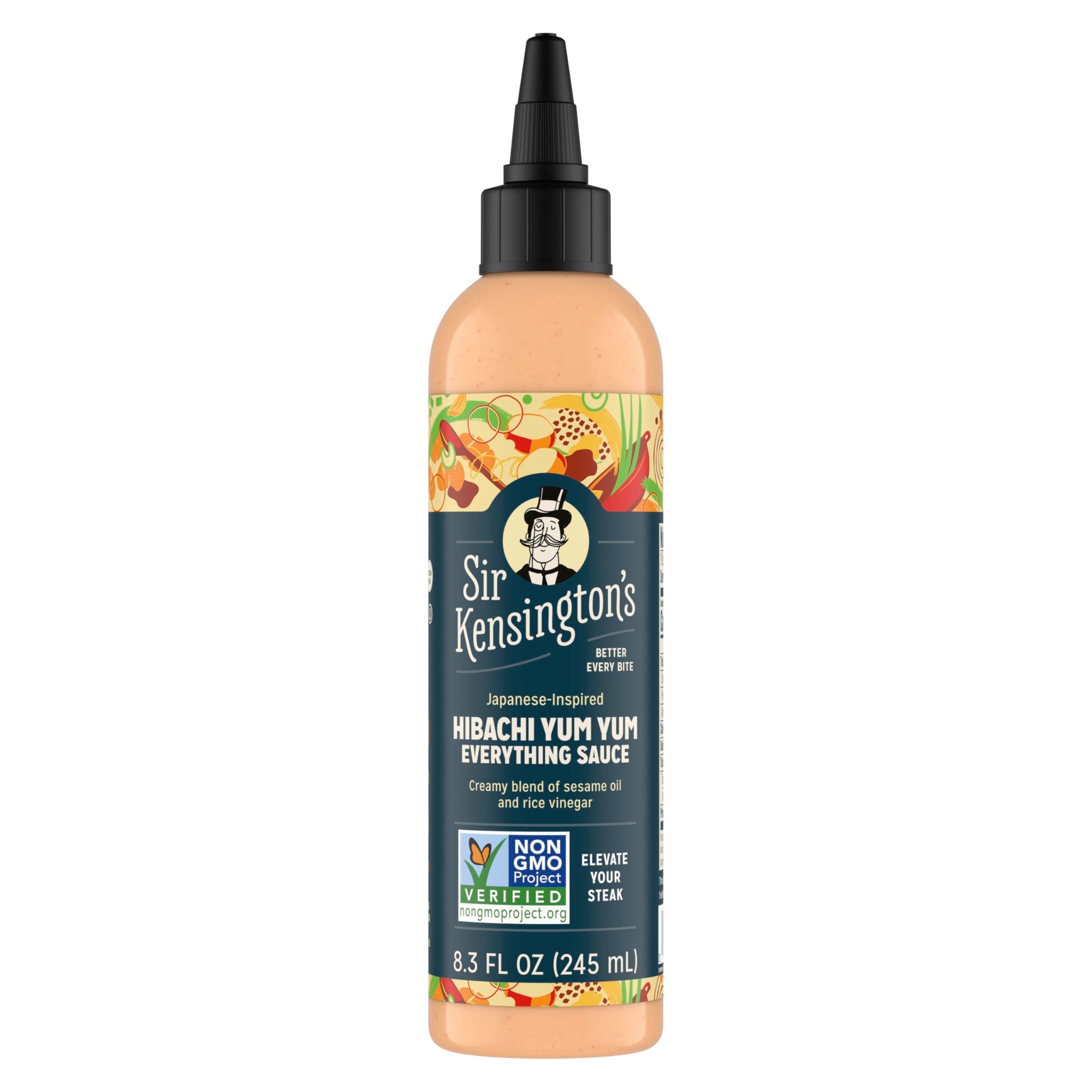 Sir Kensington's Everything Sauce Hibachi Yum Yum Sauce for Dressing Dipping & Drizzling Non-GMO Certified Humane Keto Gluten Free Kosher & Dairy Free