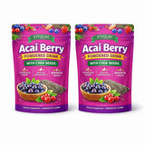 Acai Berry Powdered Drink with Chia Seeds - Superfood Blend Rich in Antioxidants