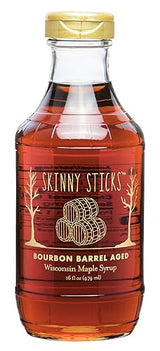 Skinny Sticks' Kentucky Bourbon Barrel Aged Maple Syrup