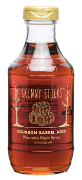 Skinny Sticks' Kentucky Bourbon Barrel Aged Maple Syrup