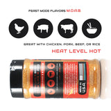 MOAB Honey Habanero Seasoning | Feast Mode Flavors 10oz Master Edition | Mother Of All Barbeque Spice Blend | Low Sodium | Low Calorie | Zero