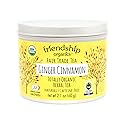 Friendship Organics Ginger Cinnamon Tea Bags, Organic Herbal and Fair Trade 22 Count