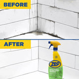 Zep Mold Stain and Mildew Stain Remover - 32 oz (Pack of 4) ZUMILDEW32 - Professional Strength No Scrub Formula