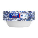Dixie Ultra, Large Paper Bowls, 20 Oz, 26 Count, Microwave Safe, Compostable, Disposable Bowls Great For Breakfast, Lunch, And Dinner Meals