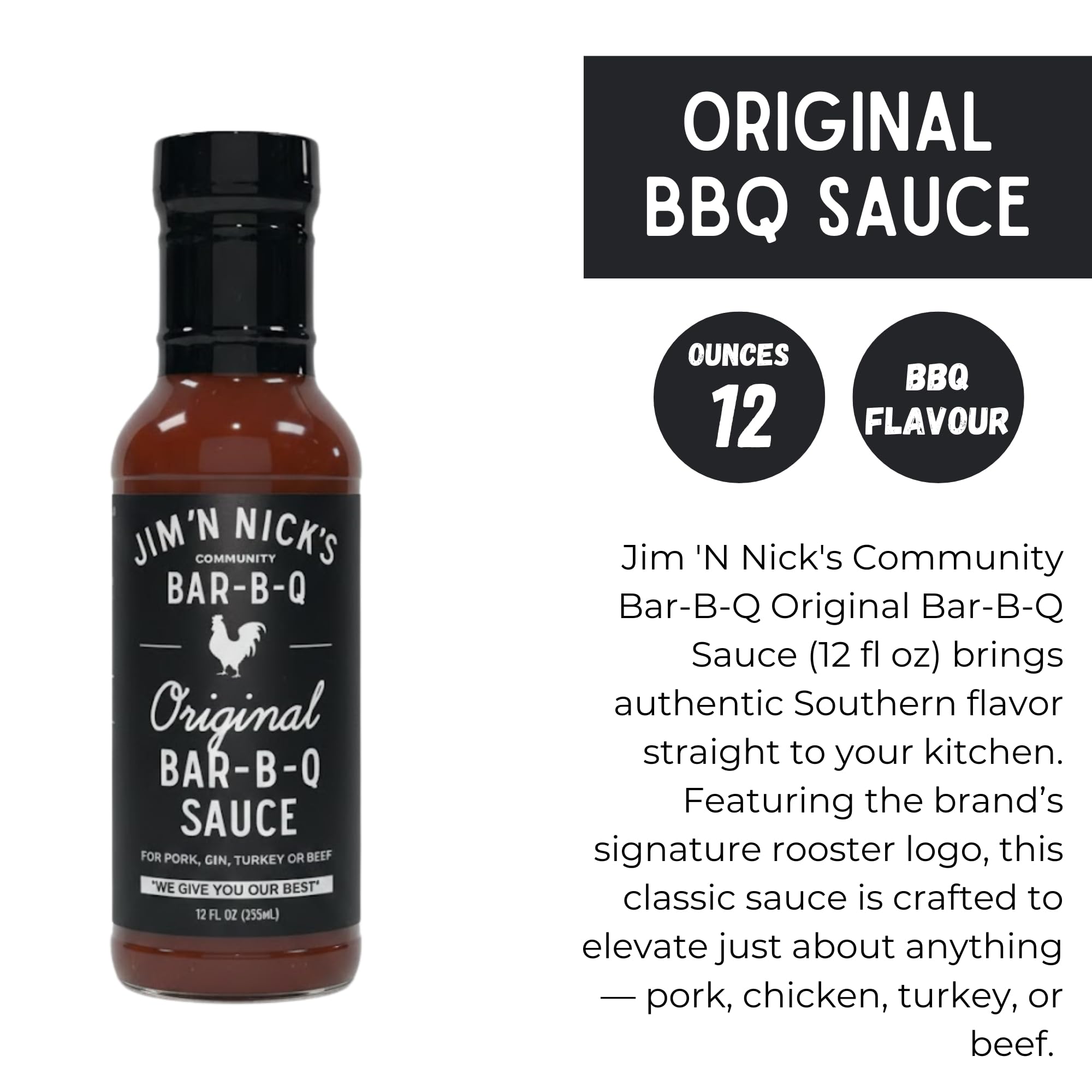Jim N Nicks World Famous Southern Recipe Bar-B-Q Sauce - A Southern Original (Original)