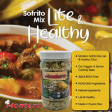 Montero Sofrito Mix 3.5oz (2 Pack) - Dry Veggies & Spices Cooking Base - Salt & MSG Free - Natural Ingredients - Lite & Healthy