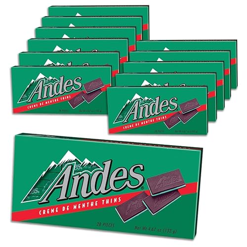 Andes Creme De Menthe Thins, 4.67-Ounce (Pack of 12)