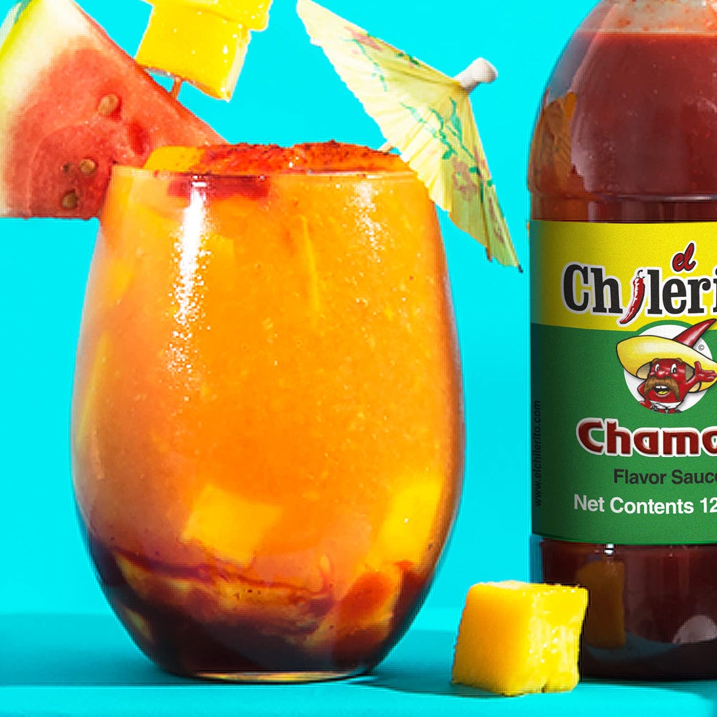 El Chilerito Chamoy Sauce 5L Jug - Authentic Mexican Flavor - Perfect for Snacks and Drinks