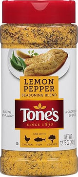Tone's Lemon Pepper Seasoning Blend, 12.75 Ounce