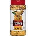 Tone's Lemon Pepper Seasoning Blend, 12.75 Ounce