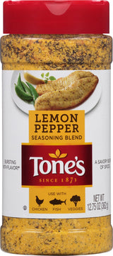Tone's Lemon Pepper Seasoning Blend, 12.75 Ounce