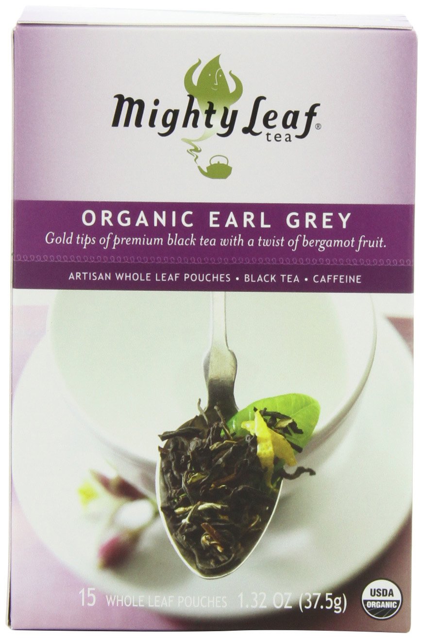Mighty Leaf Earl Grey Black Tea - (per Box - 45 Count Tea Pouches - Premium Earl Grey Black Tea with Rich Flavor - Individually Wrapped Tea Bags
