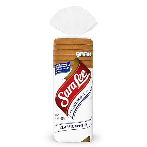 Sara Lee Classic White Sandwich Bread, 20 Oz Loaf of White Bread With No Artificial Colors or Flavors