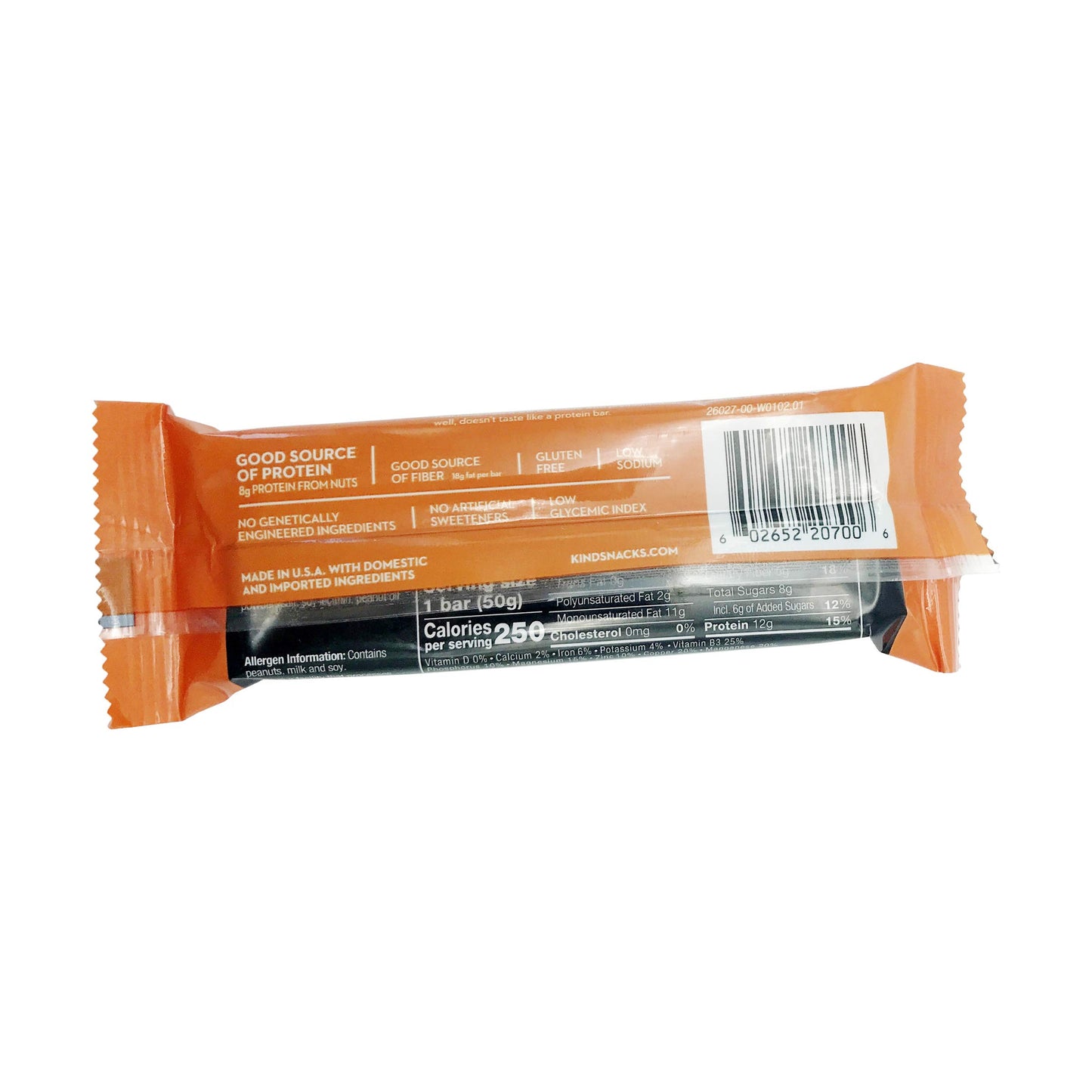 KIND Protein Bar, Crunchy Peanut Butter, Gluten Free, 12g Protein, 1.76 Ounce Bar Sample