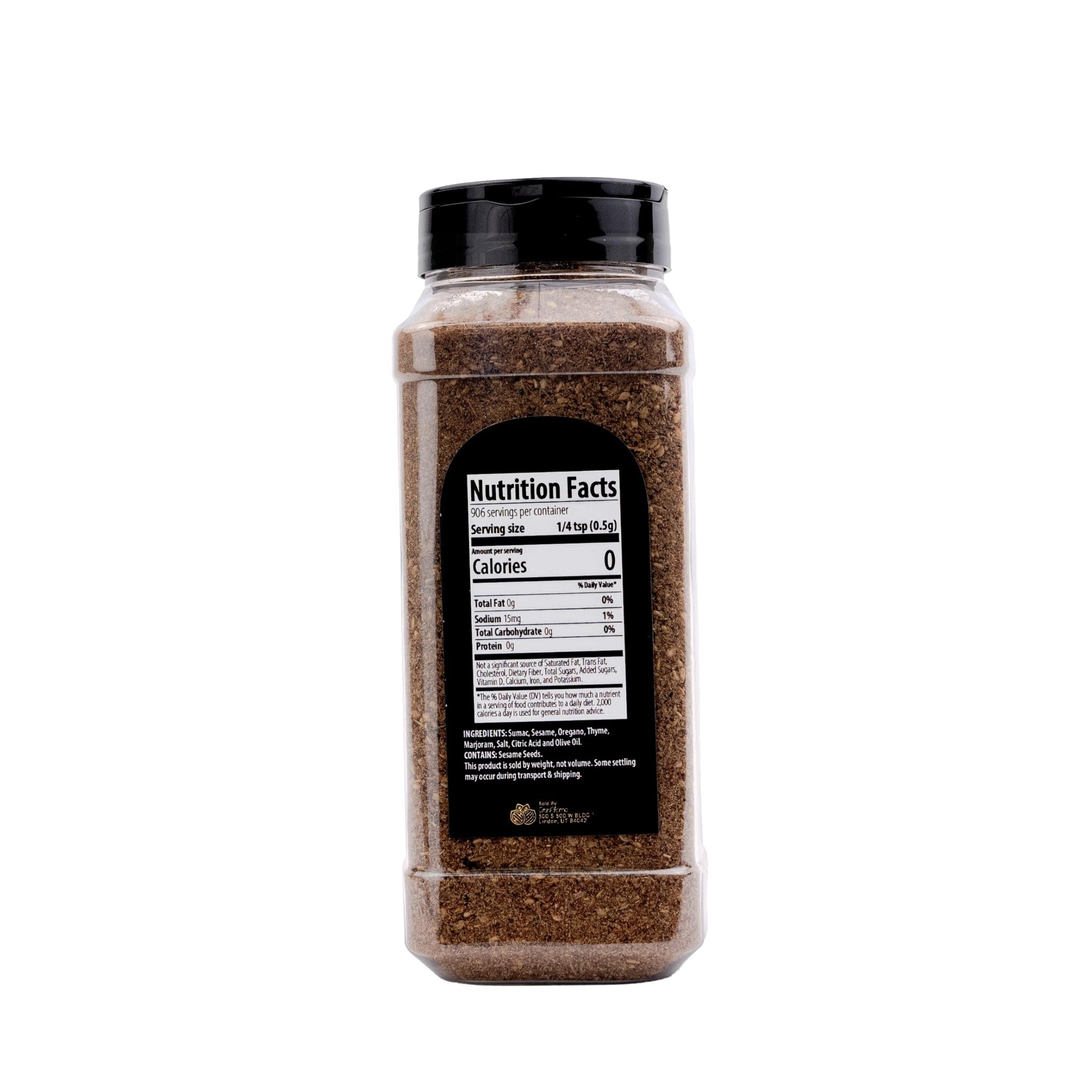 GranAroma Za'atar Seasoning, Middle Eastern Cuisine, Flavorful Spice Blend (1 Pound)