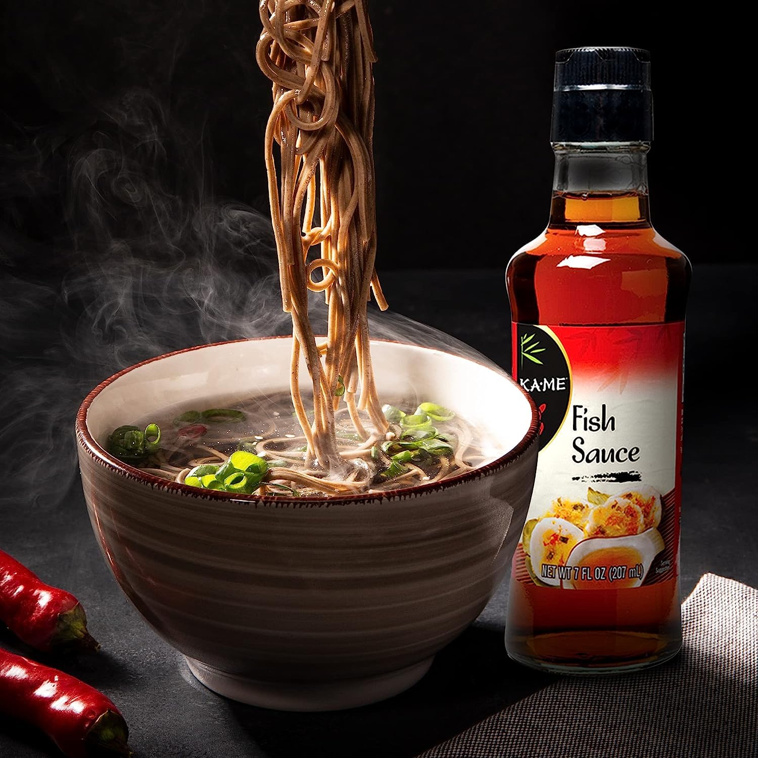 KA-ME Authentitc Asian Fish Sauce - Gluten-Free, No Preservatives, No MSG - Essential Southeast Asian Seasoning, Enhance Your Culinary Creations - 7
