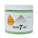 Safe T Air Tea Tree Oil Air Freshener Gel - Natural Odor Eliminator for Car, Home & Bathroom - Removes Smoke, Pet & Musty Odors - Long Lasting