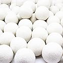 EcoJeannie Wooland Wholesale Bulk Laundry XL Premium Wool Dryer Balls-100% New Zealand Organic Wool Natural Fabric Softener for Sensitive Skin, Babies
