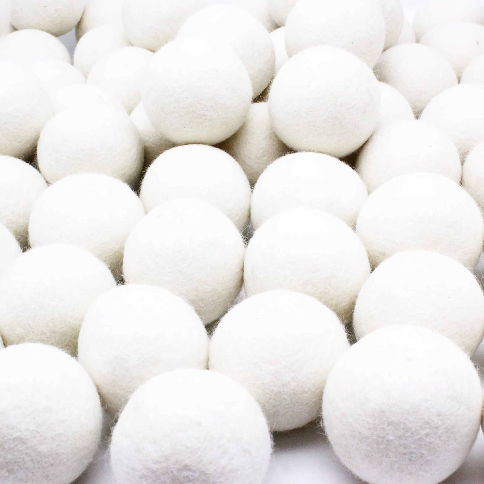 EcoJeannie Wooland Wholesale Bulk Laundry XL Premium Wool Dryer Balls-100% New Zealand Organic Wool Natural Fabric Softener for Sensitive Skin, Babies