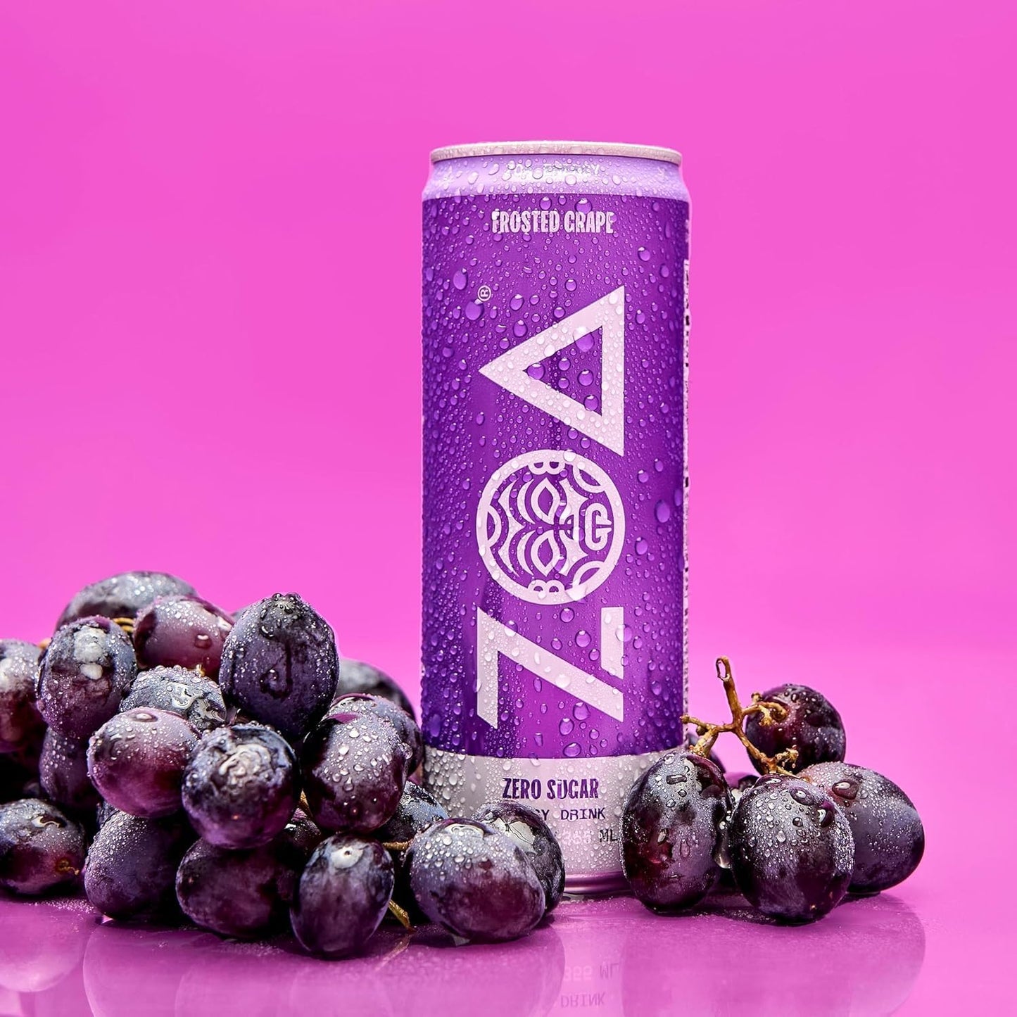 ZOA Zero Sugar Energy Drinks with Electrolytes, Vitamin C, Amino Acids, B-Vitamins, Made with Green Tea Caffeine, Sugar-Free Variety Pack- Four