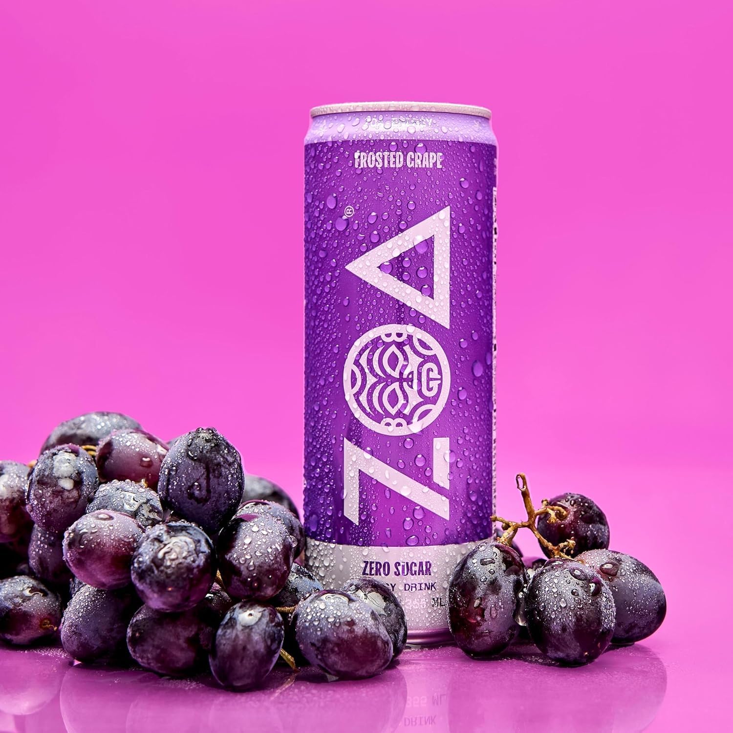 ZOA Zero Sugar Energy Drinks with Electrolytes, Vitamin C, Amino Acids, B-Vitamins, Made with Green Tea Caffeine, Sugar-Free Variety Pack- Four