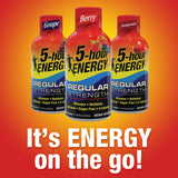 5-hour ENERGY Shot, Regular Strength, Berry, 1.93 oz, 48 Pack