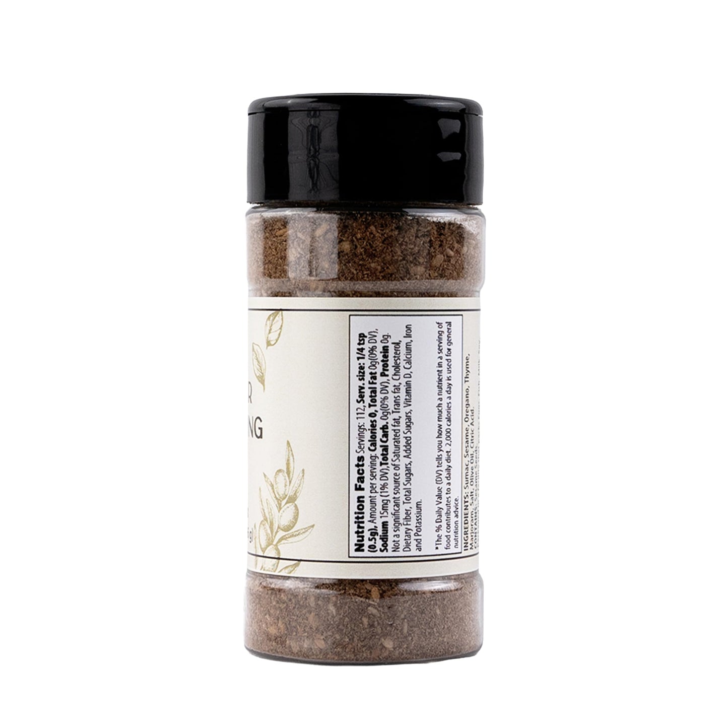 Olive & Vine Za'atar Seasoning, Savory Blend, For Middle Eastern Dishes, Rich Tradition, Authentic Taste, For Global Recipes (2 Ounce)