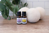 Dryer Balls 3 Pack by Revive Essential Oils - New Zealand Wool - Organic Natural Wool for Laundry, Fabric Softening, Anti Static, Baby Safe, No Lint