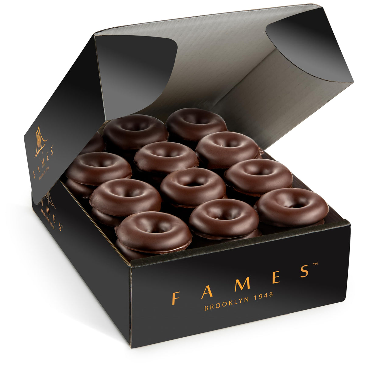 Dark Chocolate Covered Jelly Rings - Kosher Dairy Free Gourmet Candy | One Pound of Approx. 55 Pc. Raspberry Chocolate Jelly Treats | Perfect