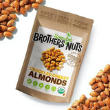 Brothers Nuts Crackled Cheezy Almonds - Organic, Sprouted Almonds - Healthy Keto Snack - Vegan, Gluten-Free, Kosher - No Preservatives - 6 oz