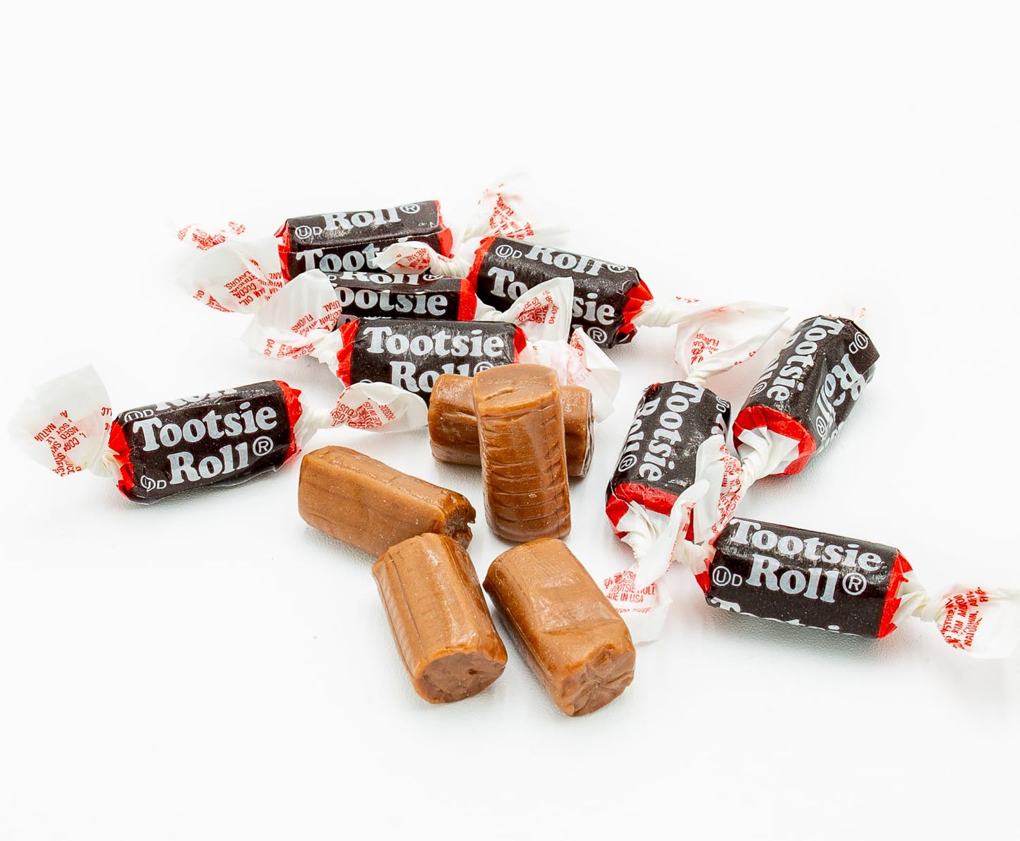 Tootsie Rolls MIDGEES Taffy Candy 1 lb - Bulk Bag, Individually Wrapped, Gluten Free, Chewy, Approx. 69 pieces