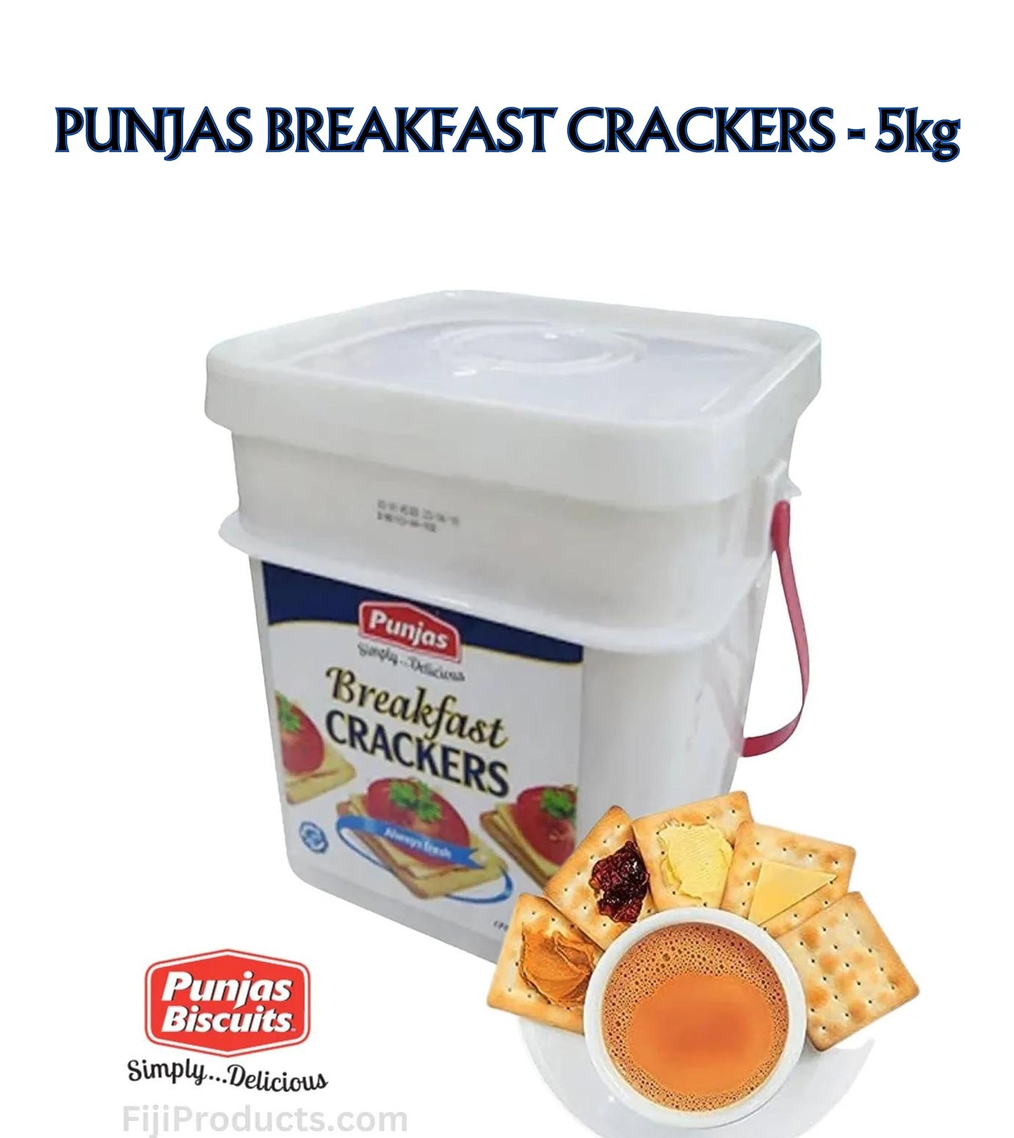 PUNJAS BREAKFAST CRACKERS - 5kg Imported From Fiji Islands