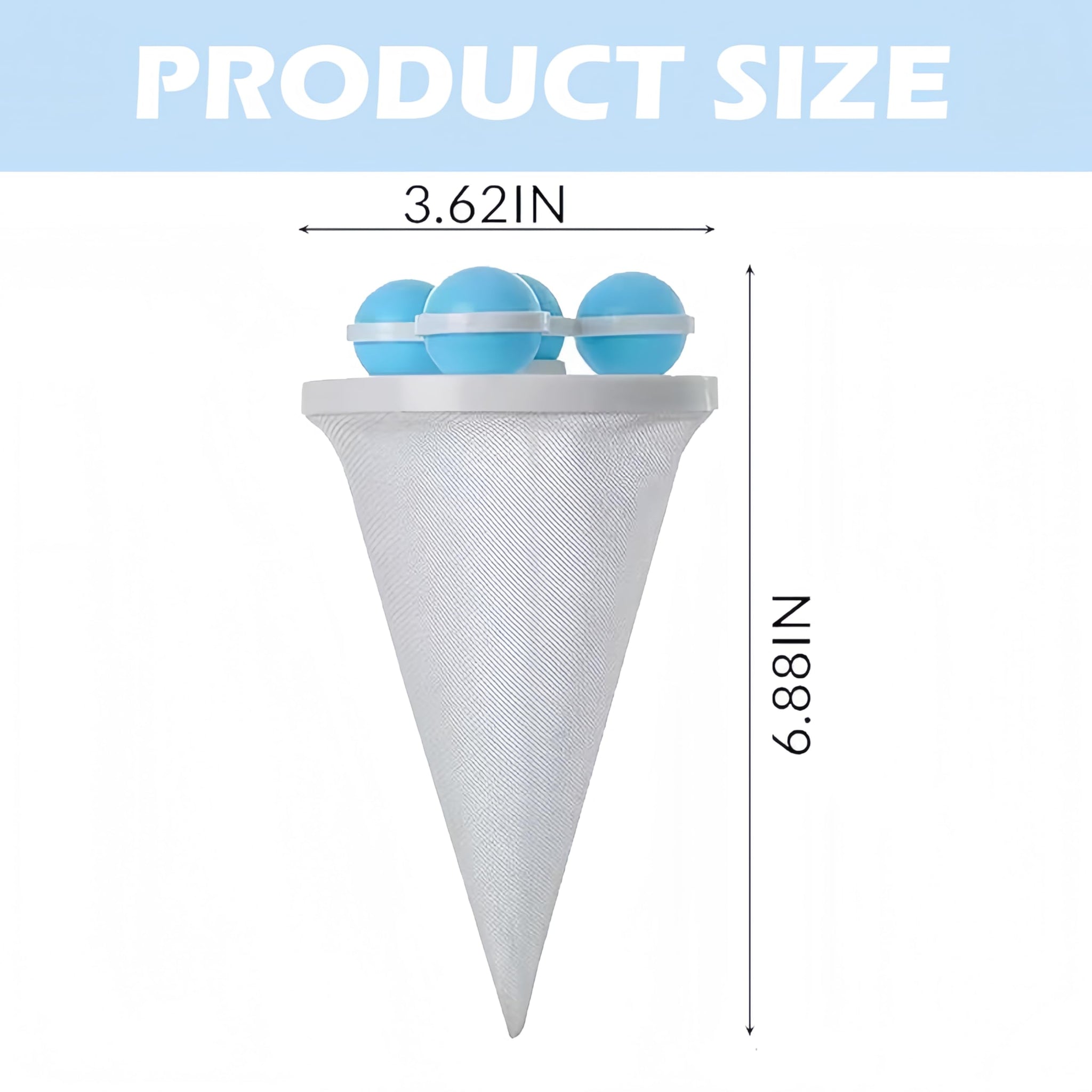 Floating Hair Filtering Mesh Removal, 3Pcs Lint Catcher for Washing Machine Hair Catcher Washer Machine, Reusable Lint Catcher for Laundry Dog Cat Pet