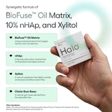 Halo Advanced Remineralizing Gum with Hydroxyapatite - Natural, Sugar Free, nHAp & Xylitol Gum for Healthy Teeth, Enamel Repair & Oral Microbiome